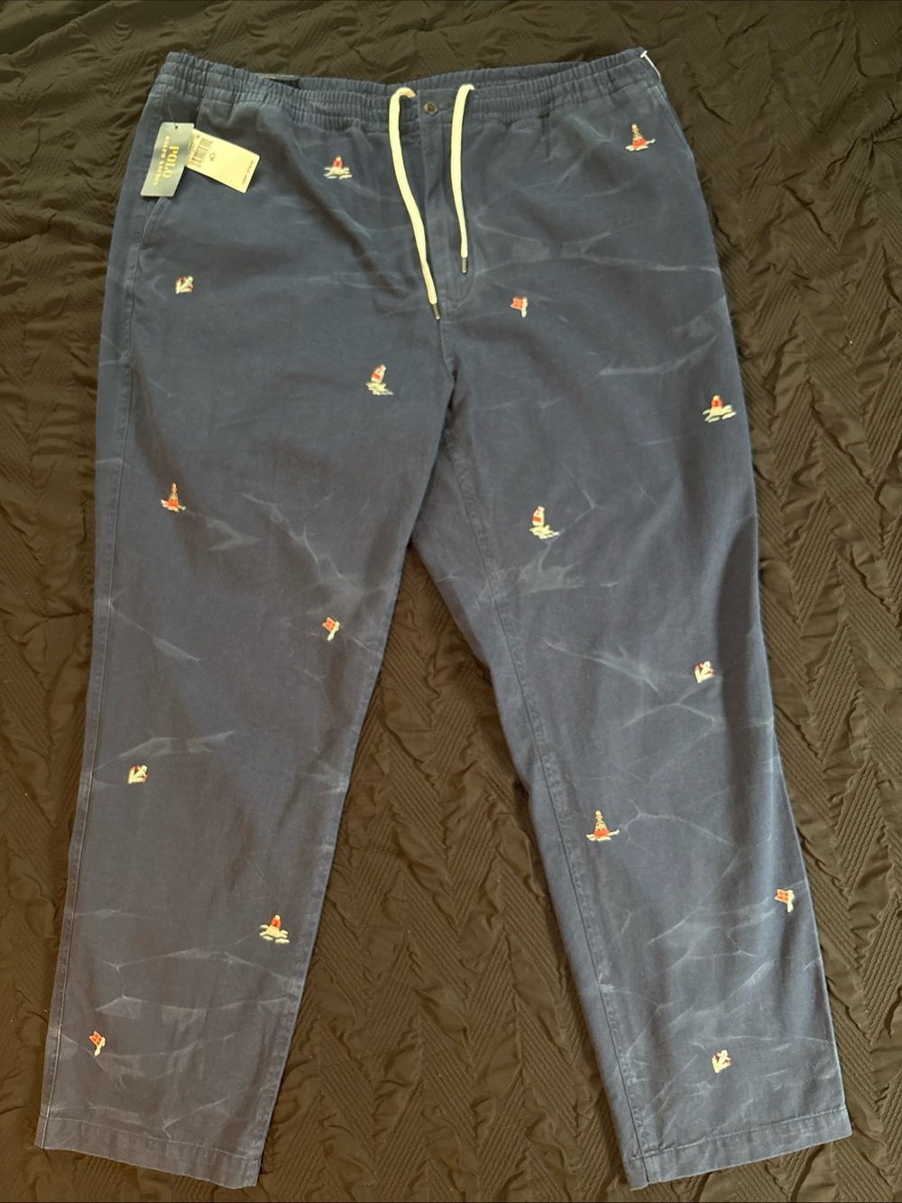 Polo Ralph Lauren Men’s 2LT  Preppy Sailboat Classic Fit Chino Pant  NWT $148